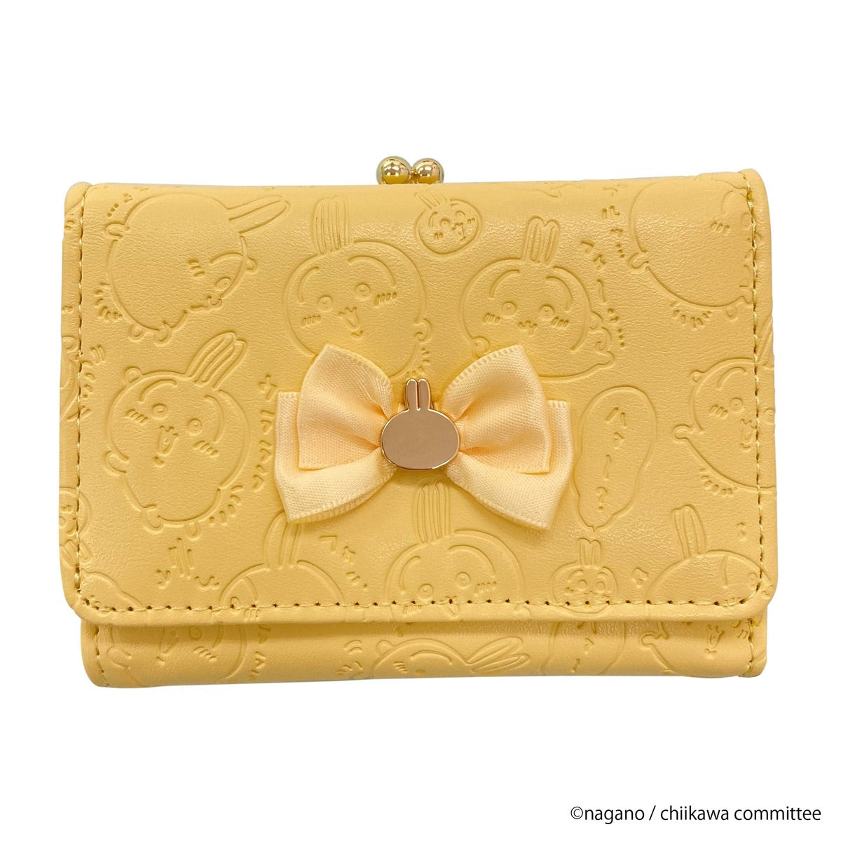 Chiikawa Wallet with snap closure and satin ribbon (Usagi)