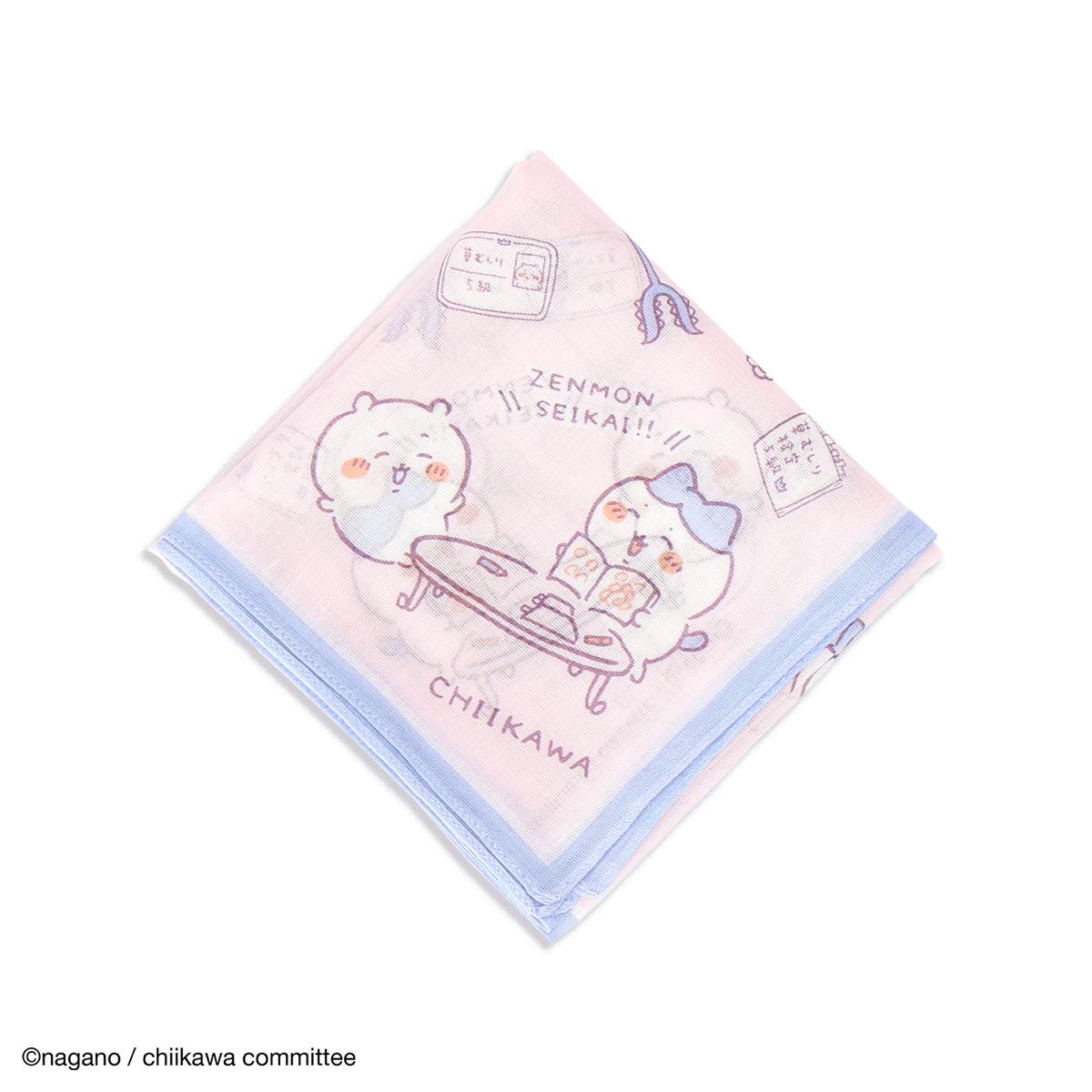 吉伊卡哇 手帕(特训 粉色)