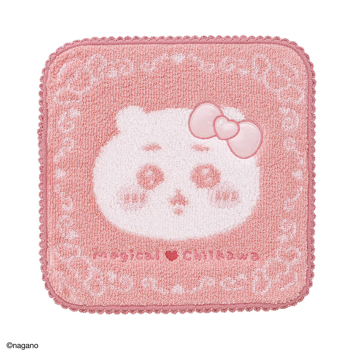 ちいかわ まじかるちいかわ タオルハンカチ(小さいやつ ピンク)