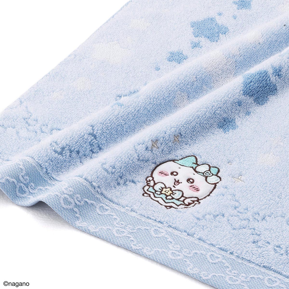 ちいかわ まじかるちいかわ フェイスタオル(なんかむちゃまじかる・ブルー)
