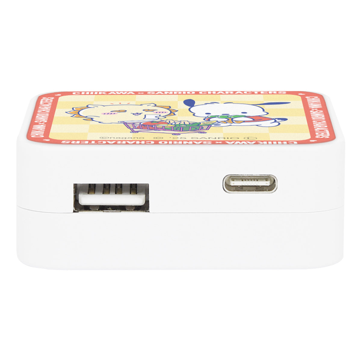 ちいかわ×サンリオキャラクターズ スーパーマーケットなUSB/USB Type-C ACアダプタ(シーサー&ポチャッコ)