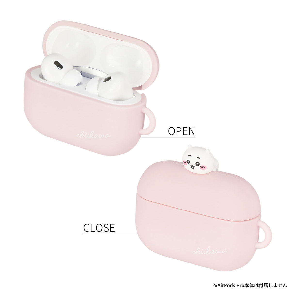 Chiikawa AirPods Pro (2nd Gen) / AirPods Pro Compatible Silicone Case (Chiikawa Pink)