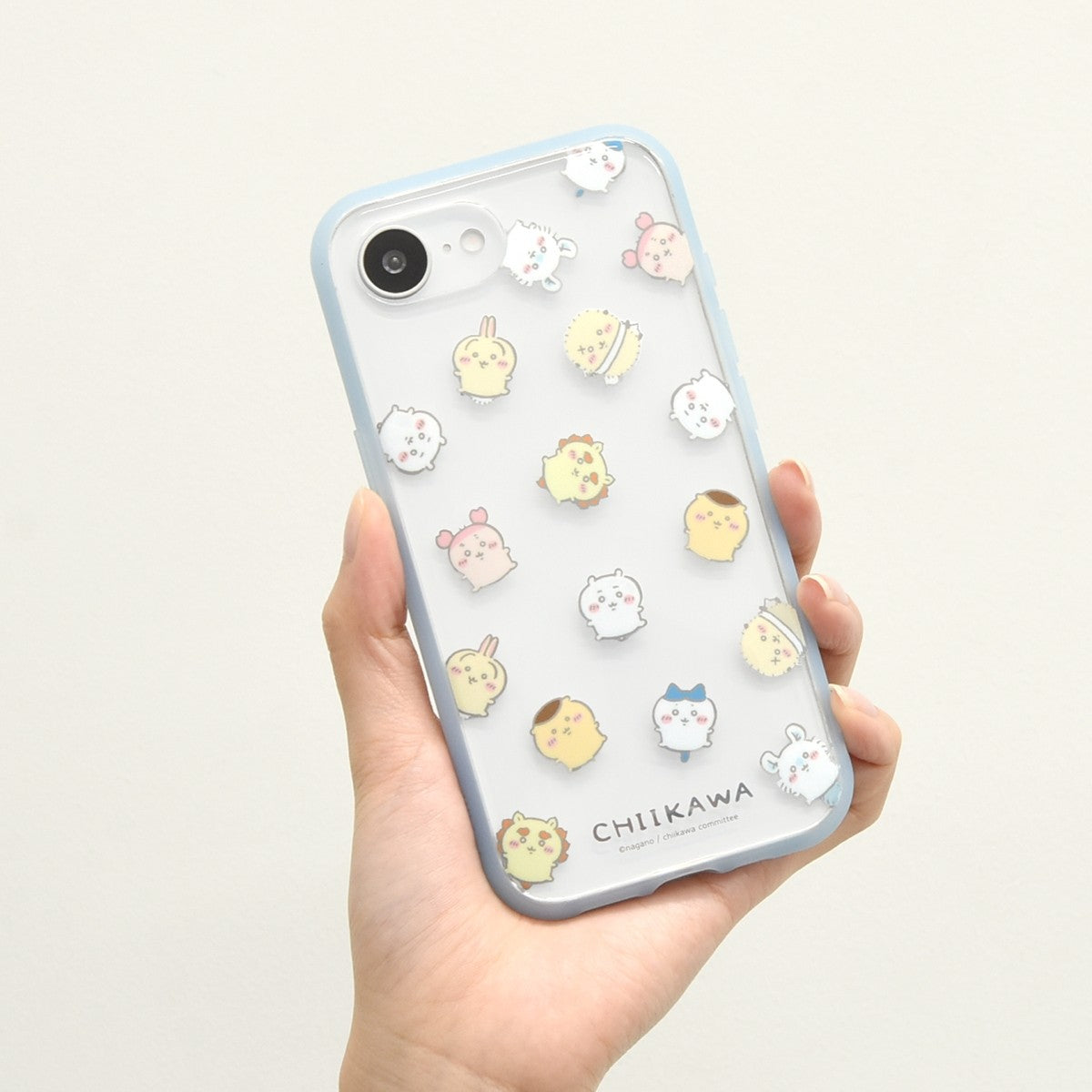 ちいかわ IIIIfit Clear iPhone16e対応 ケース(総柄)