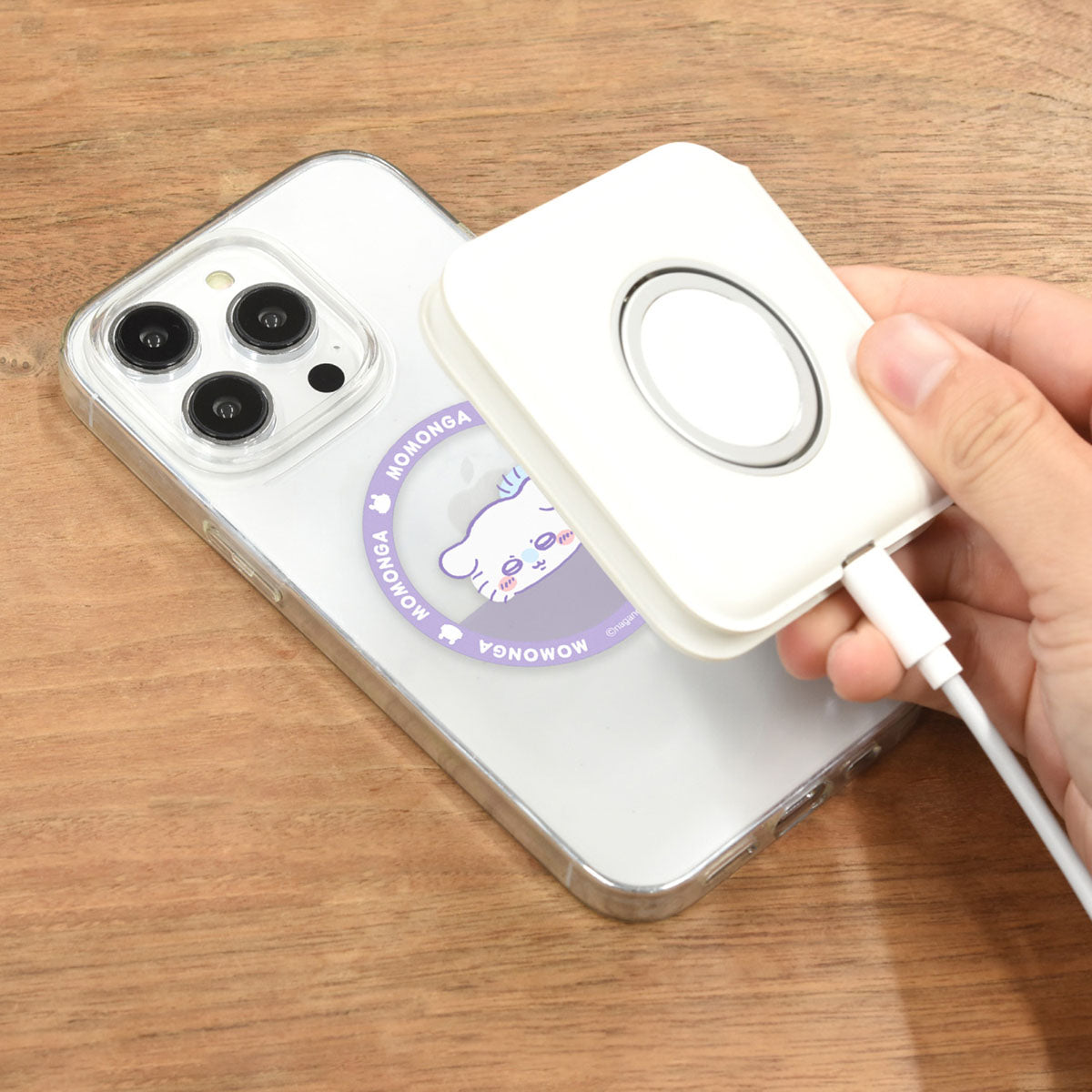 吉伊卡哇 MagSafe兼容金属手机贴 (飞鼠)