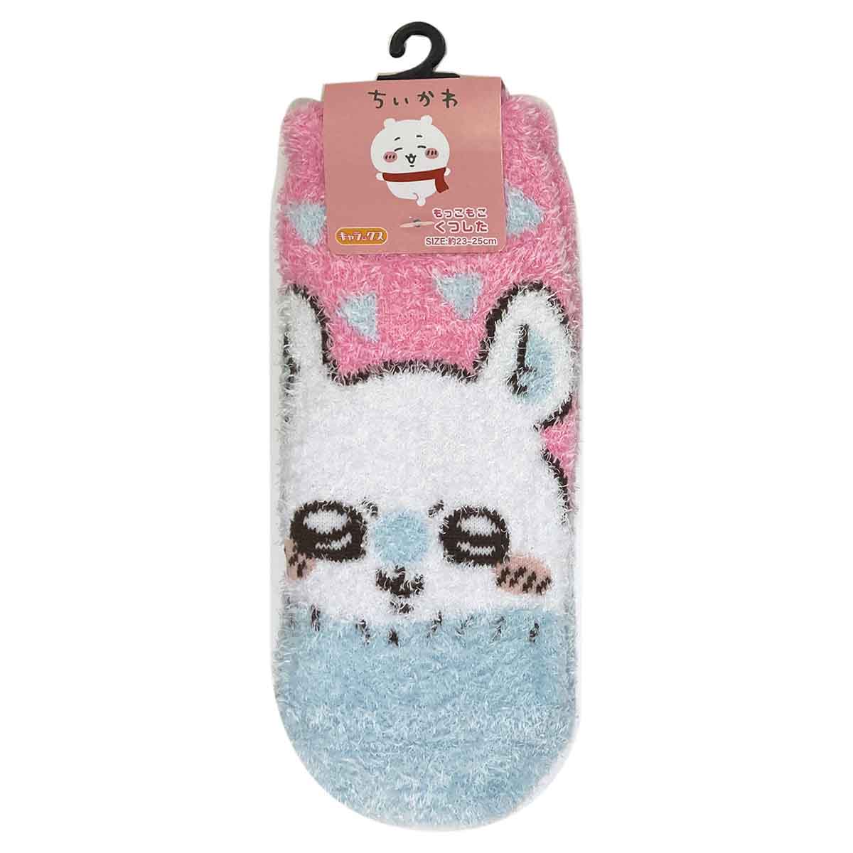 ちいかわ もっこもこ靴下(モモンガさんかく)