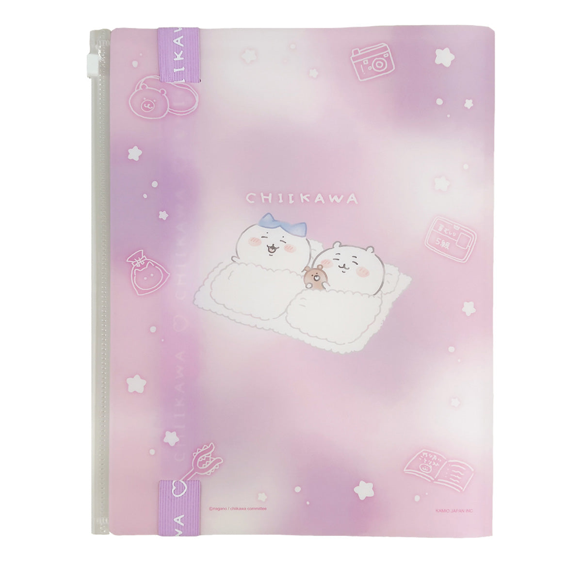 치이카와 로고 테이프 달린 6P 파일 (포근히 잠들기)