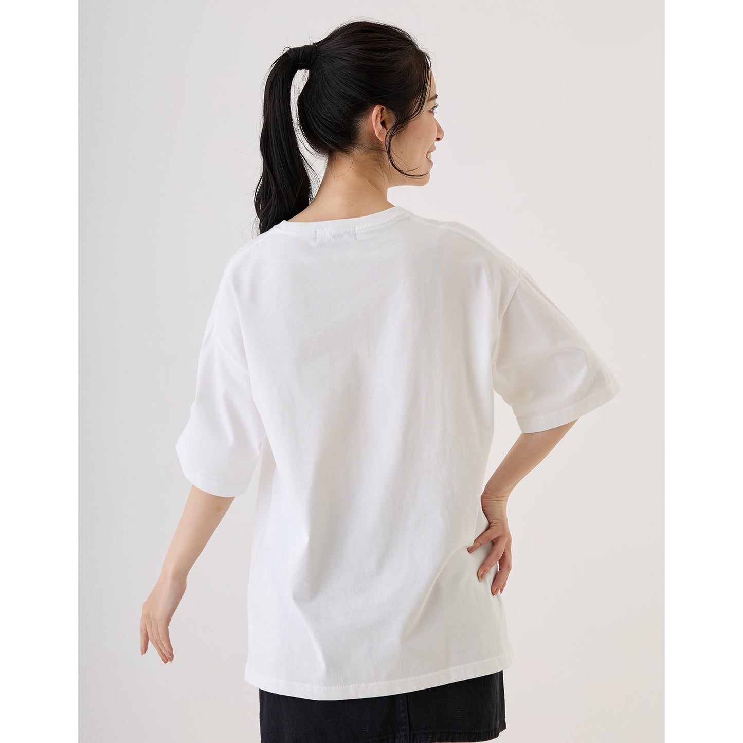 ちいかわ お出かけ楽しみ!な ビッグTシャツ お散歩 ホワイト