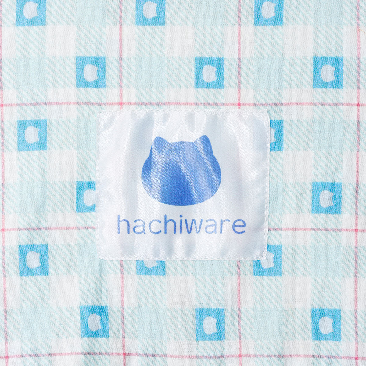 ちいかわ チェックシリーズ シャツ ハチワレ ブルー