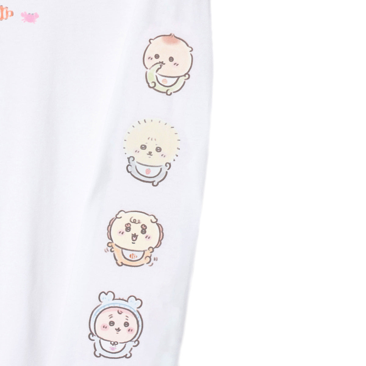 ちいかわ Chiikawa Baby 長袖Tシャツ ベビーになっちゃった ホワイト