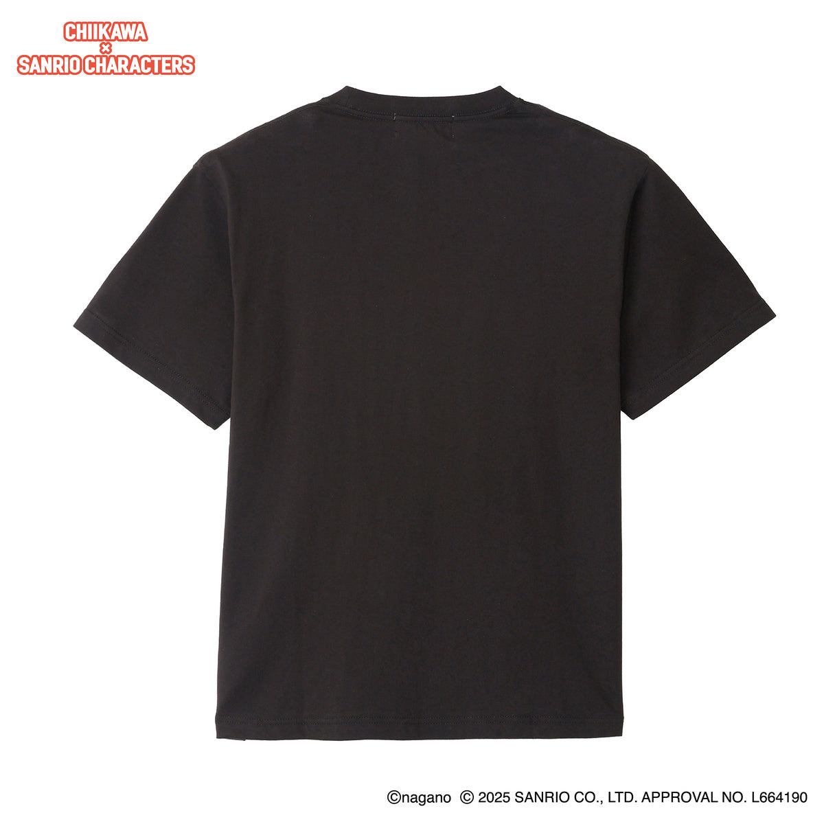 Chiikawa × Sanrio Characters T-Shirt Supermarket Chiikawa・Cinnamoroll Dark Gray