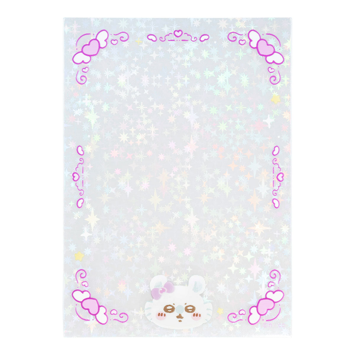 ちいかわ まじかるちいかわ ミニフォトが入るサイズのきらきらクリアスリーブ(亜種なモモンガ)