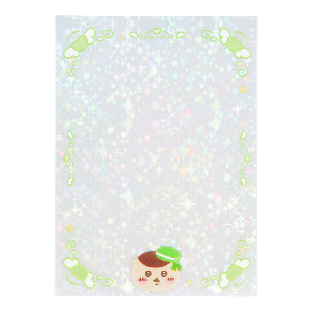 ちいかわ まじかるちいかわ ミニフォトが入るサイズのきらきらクリアスリーブ(くりまんじゅう)