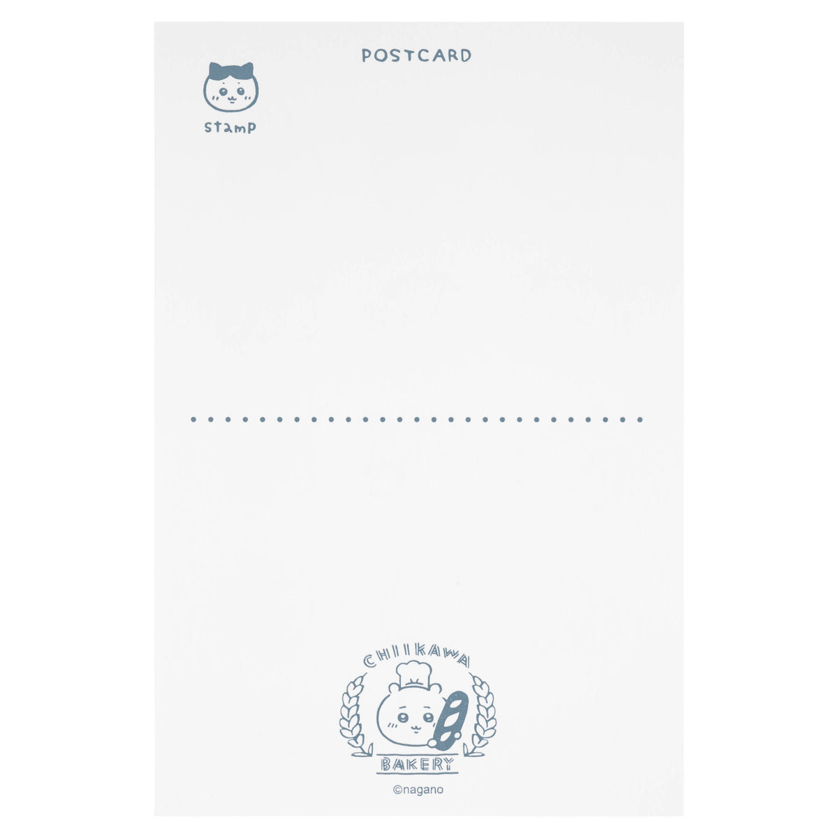 ちいかわ ちいかわベーカリー 活版ポストカード(ちっちゃいおかお)