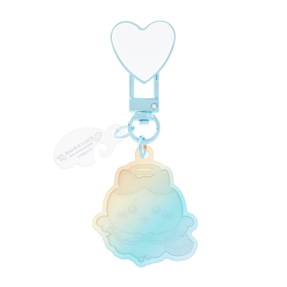 Chiikawa Angel & Demon Keyring Charm Keyholder (Angel Hachiware)