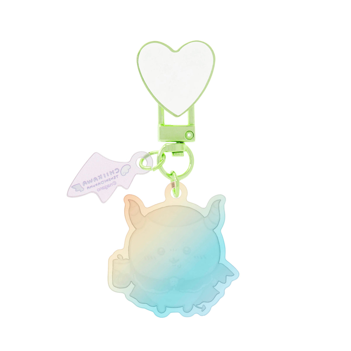 Chiikawa Angel & Demon Keyring Charm Keyholder (Demon Kurimanju)