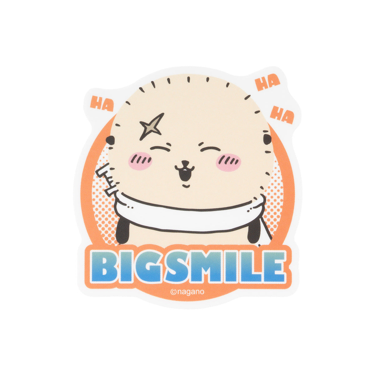ちいかわ ラッコのスマホに貼れるサイズのステッカー(BIGSMILE)