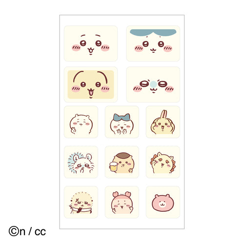 치이카와 먹을 수 있는 스티커 (천연 색소)