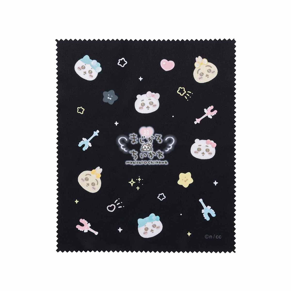 吉伊卡哇 超魔法吉伊卡哇 附收納盒的多功能擦拭布(黑色)