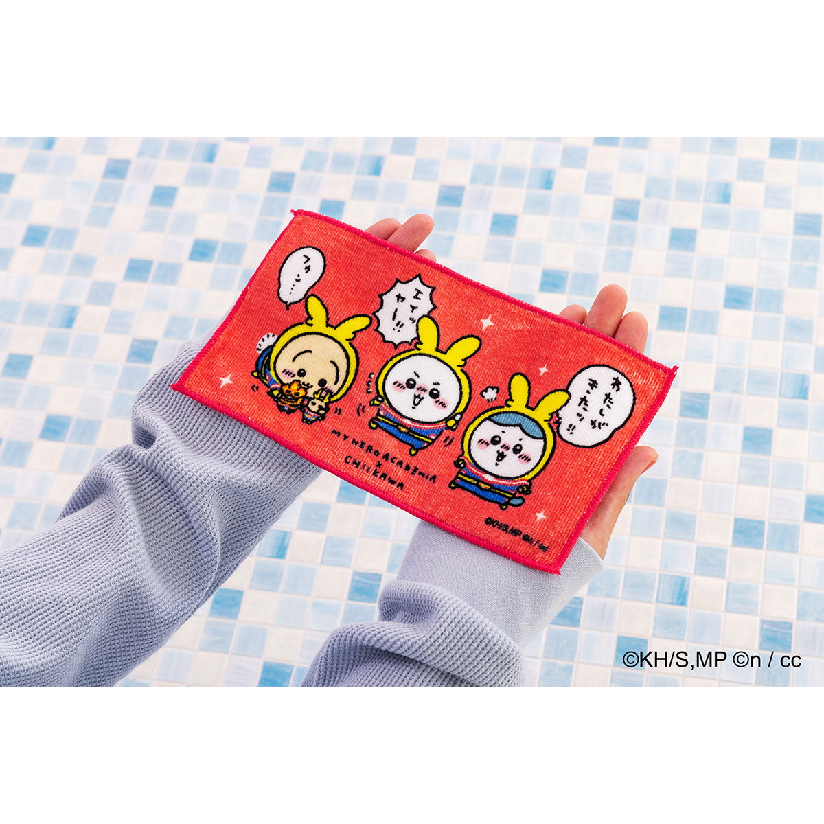 My Hero Academia × Chiikawa 3-Piece Set Towel (Villains)