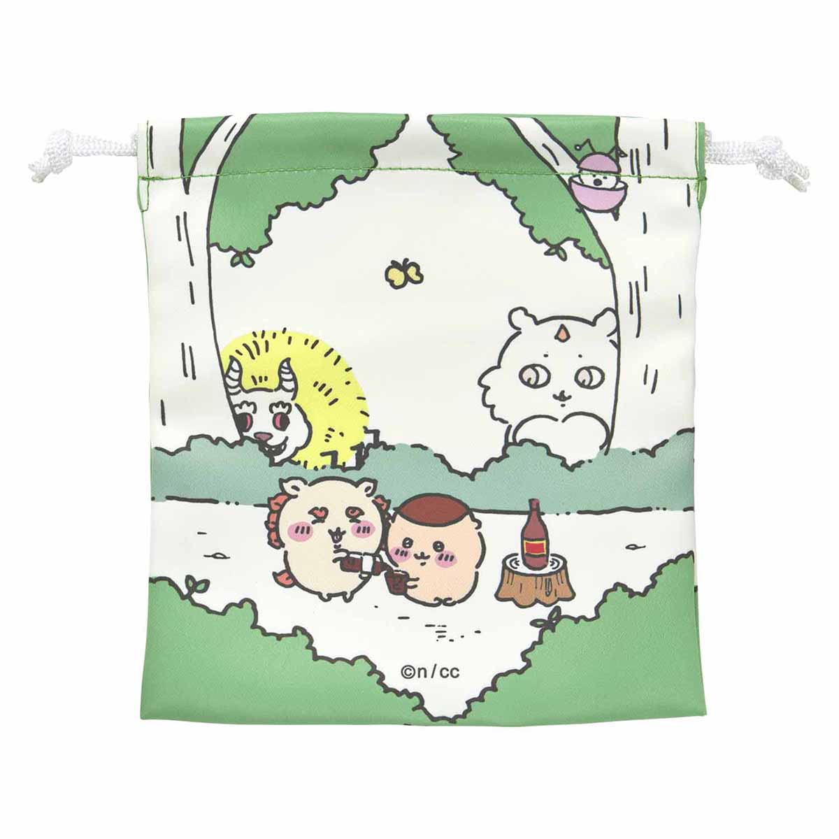 吉伊卡哇 出游好开心!大小适中的抽绳袋(天天出游!!)