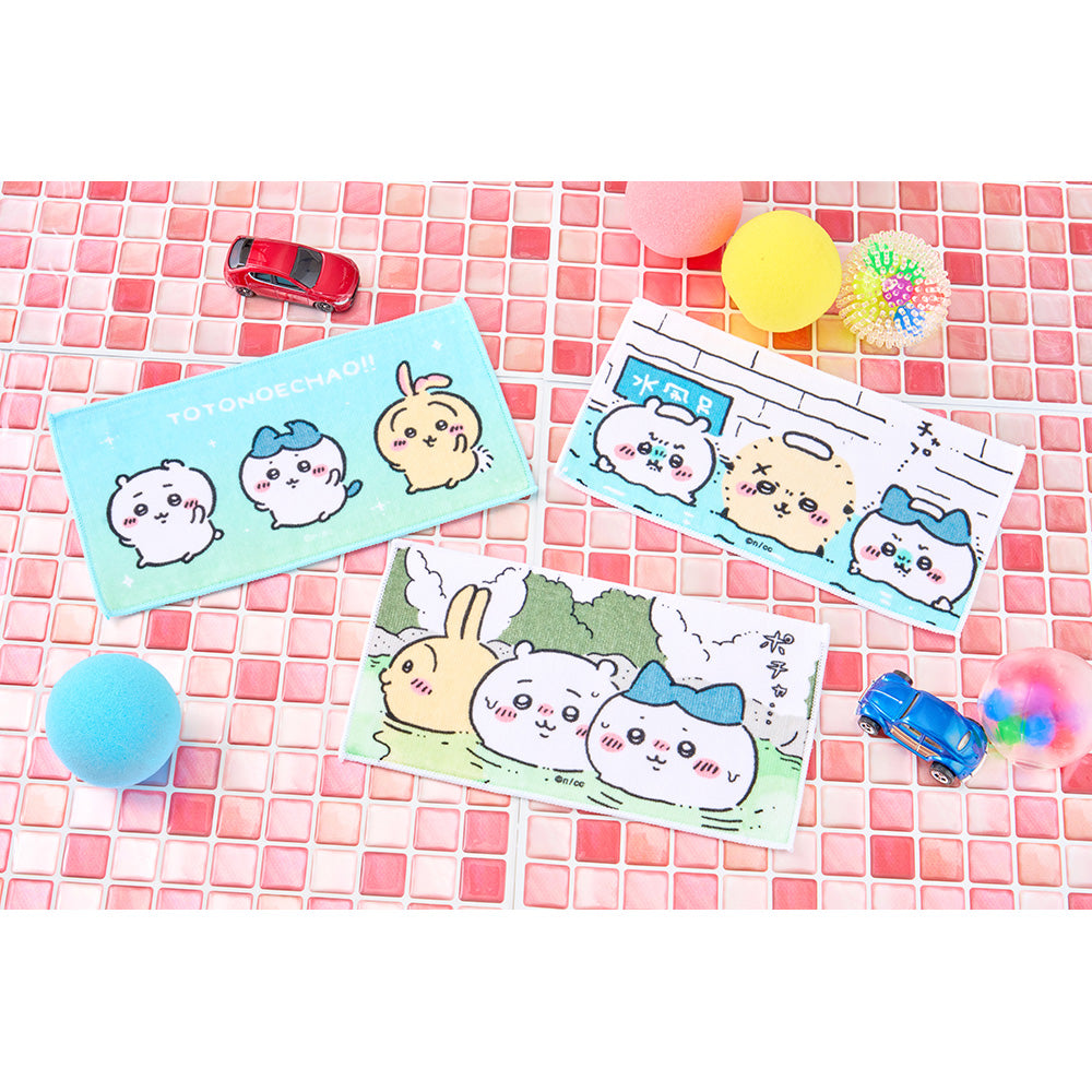 ちいかわ お出かけ楽しみ!な 3枚セットタオル(TOTONOECHAO!!)