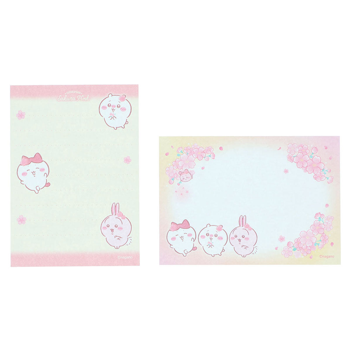 ちいかわ メモミニ(Sakura Pink・サクラ・ちいかわ&ハチワレ&うさぎ)