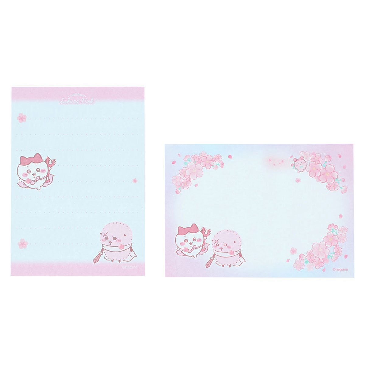 ちいかわ メモミニ(Sakura Pink・サクラ・ハチワレ&ラッコ)