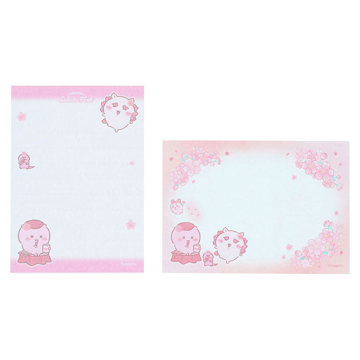 ちいかわ メモミニ(Sakura Pink・サクラ・くりまんじゅう&シーサー)