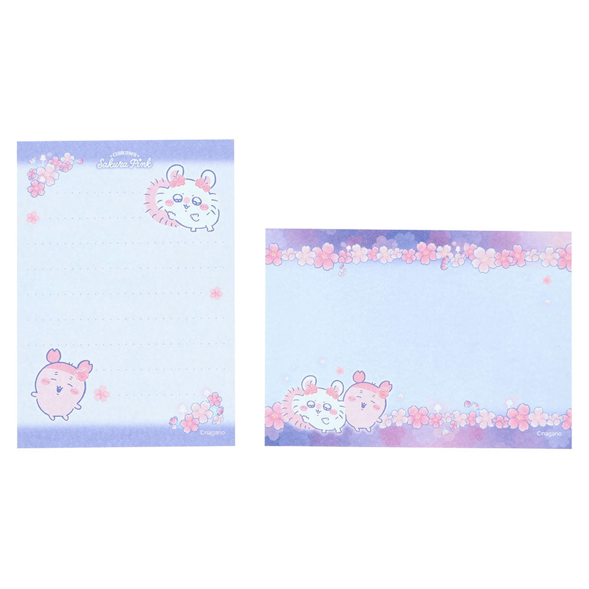 ちいかわ メモミニ(Sakura Pink・ヨザクラ・モモンガ&古本屋)