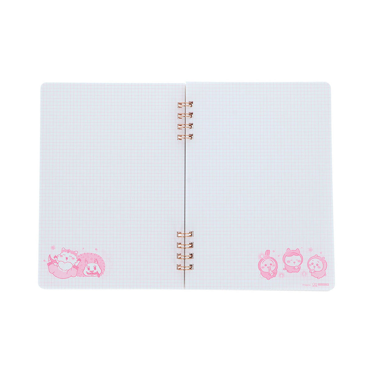 치이카와 W링 노트 B6 (Sakura Pink・밤사쿠라)