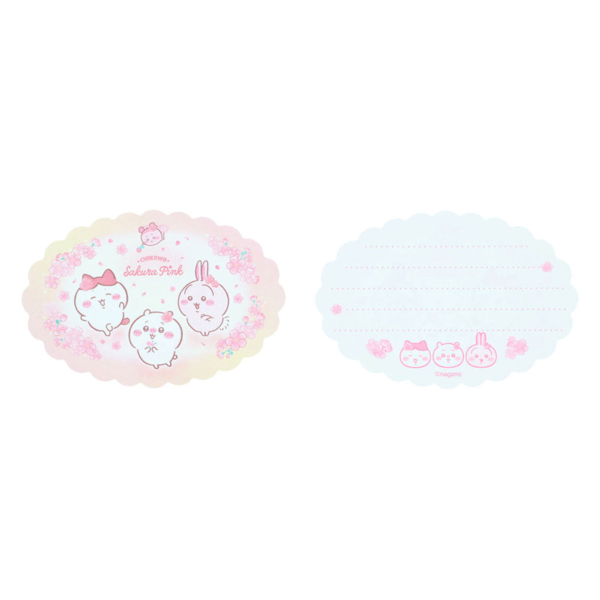 ちいかわ ダイカットミニレターセット(Sakura Pink・サクラ)
