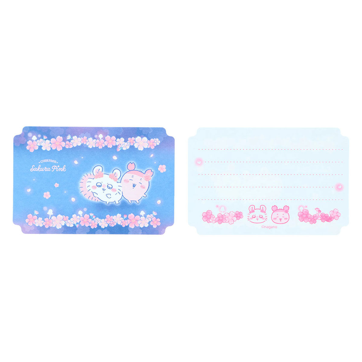 ちいかわ ダイカットミニレターセット(Sakura Pink・ヨザクラ)