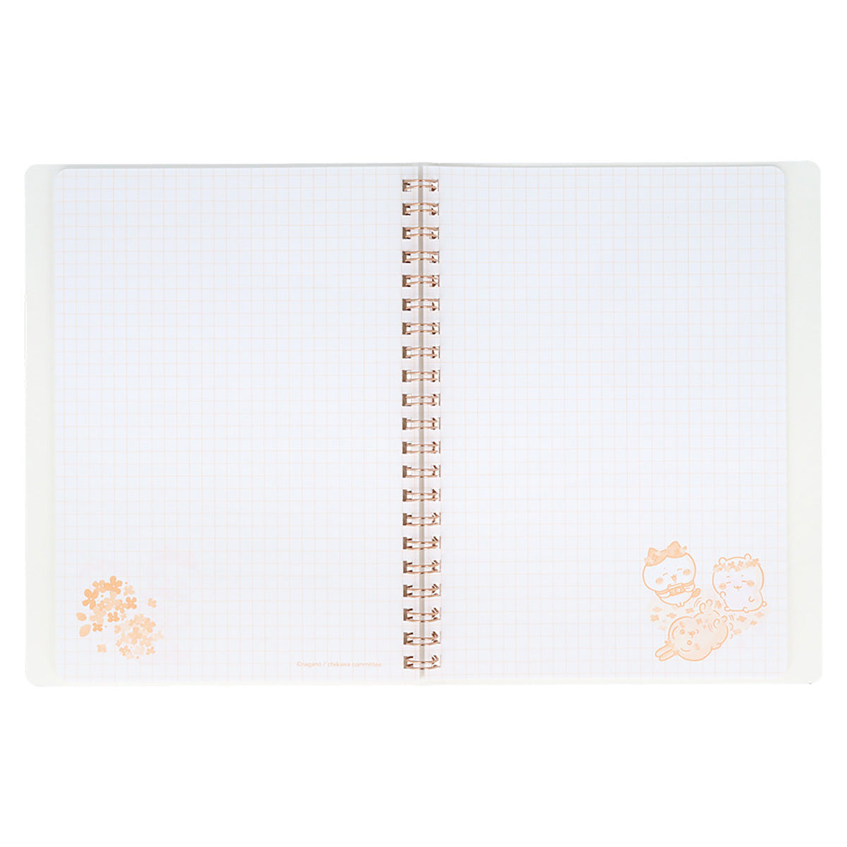 吉伊卡哇 A5 環形筆記本(格紋)