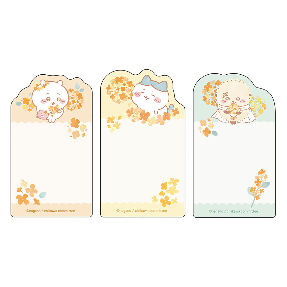 ちいかわ ダイカット付箋(オレンジ)