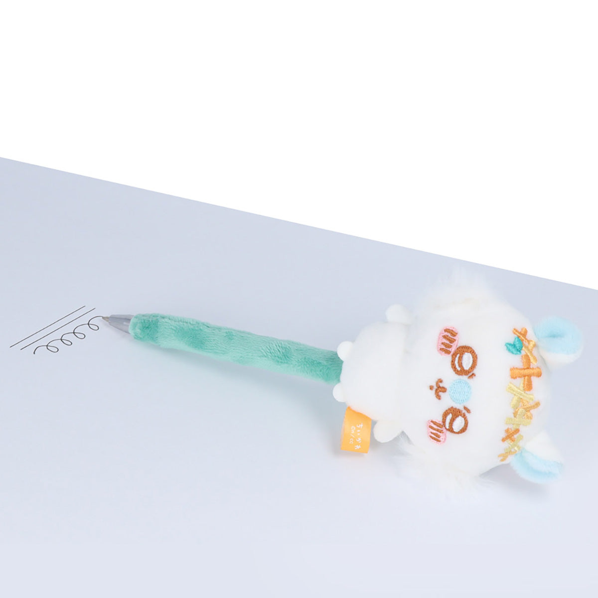 Chiikawa Fluffy Mascot Ball Pen (Momonga)