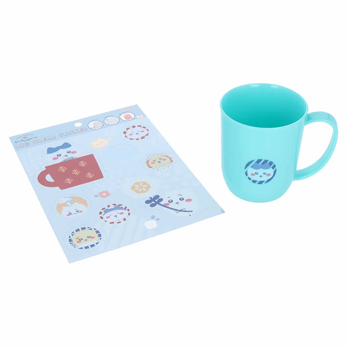 ちいかわ ビッグクリアステッカー(ブルー)