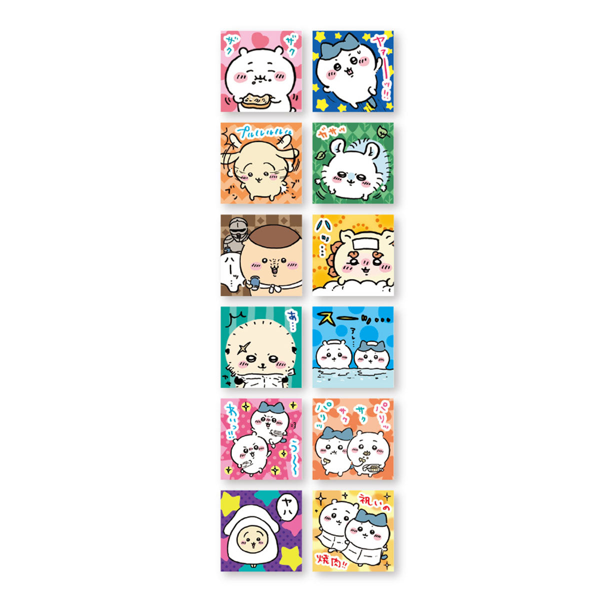 Chiikawa Case & Stickers (All 12 Types) 1 Box, 24 Pieces