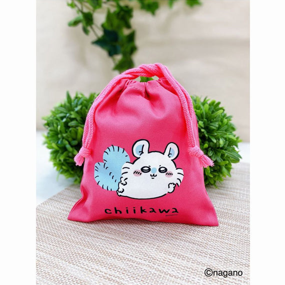 ちいかわ モモンガのクランベリーミックスと巾着(ステッカー付)(ぴーすなモモンガ)