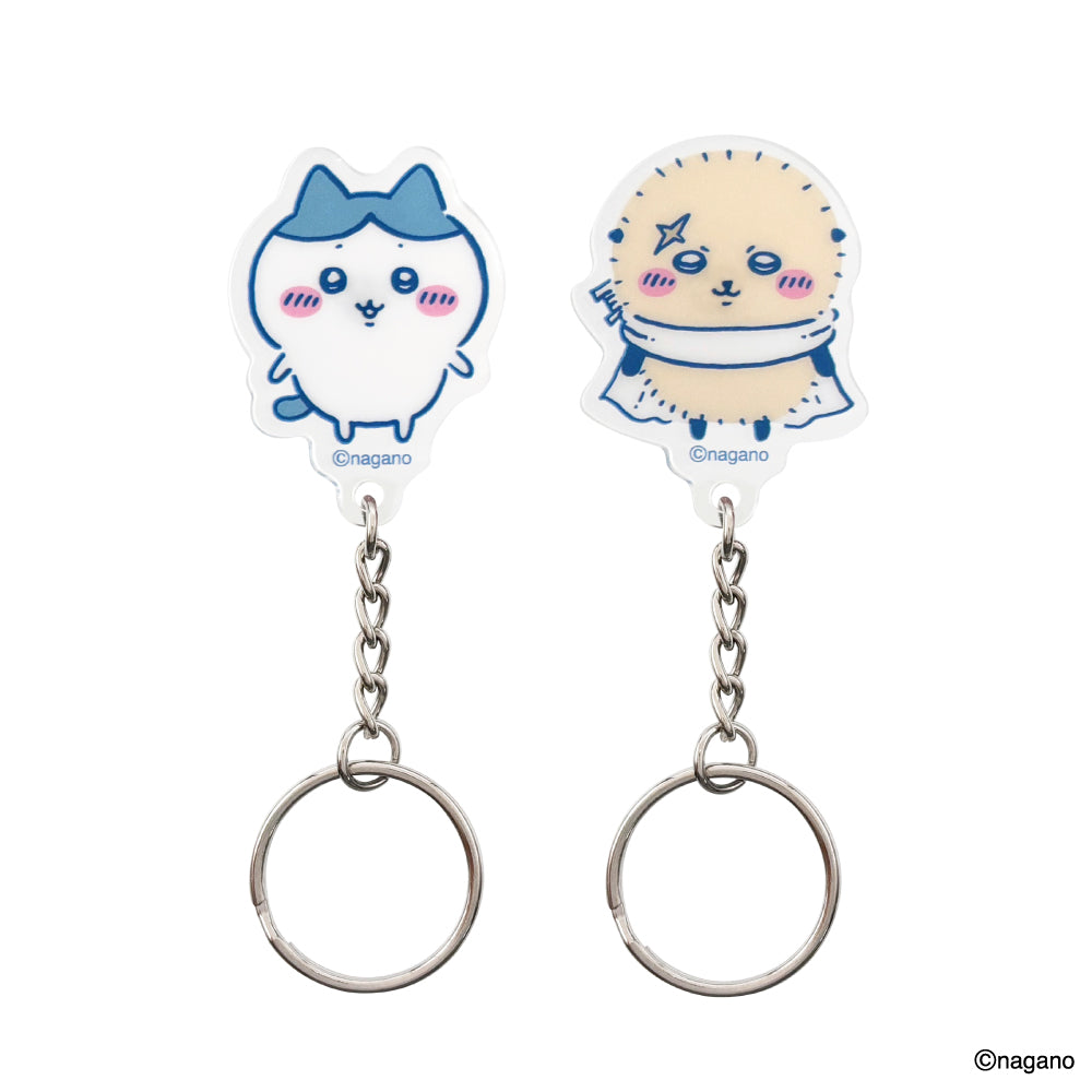 Chiikawa "I'm home" Keyring (Hachiware & Rakko)