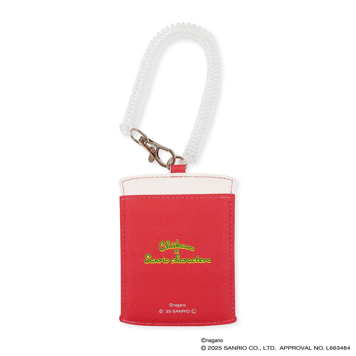 ちいかわ×サンリオキャラクターズ スーパーマーケットなフェイクダイカットパスケース(シーサー&ポチャッコ)