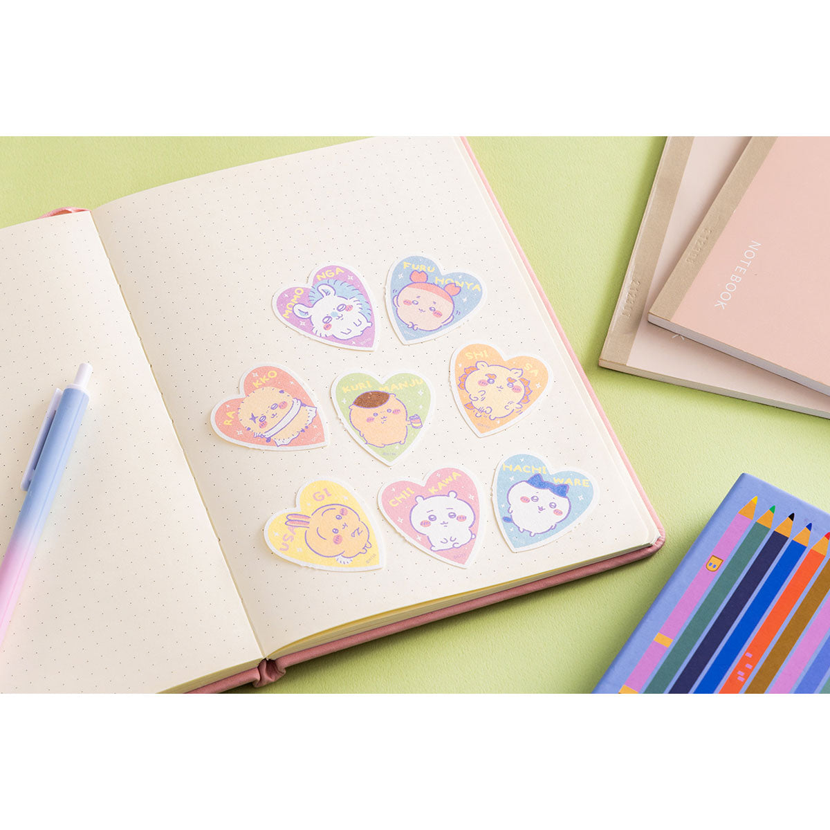 Chiikawa Tokyo Souvenir Dividable Sticker (Heart)