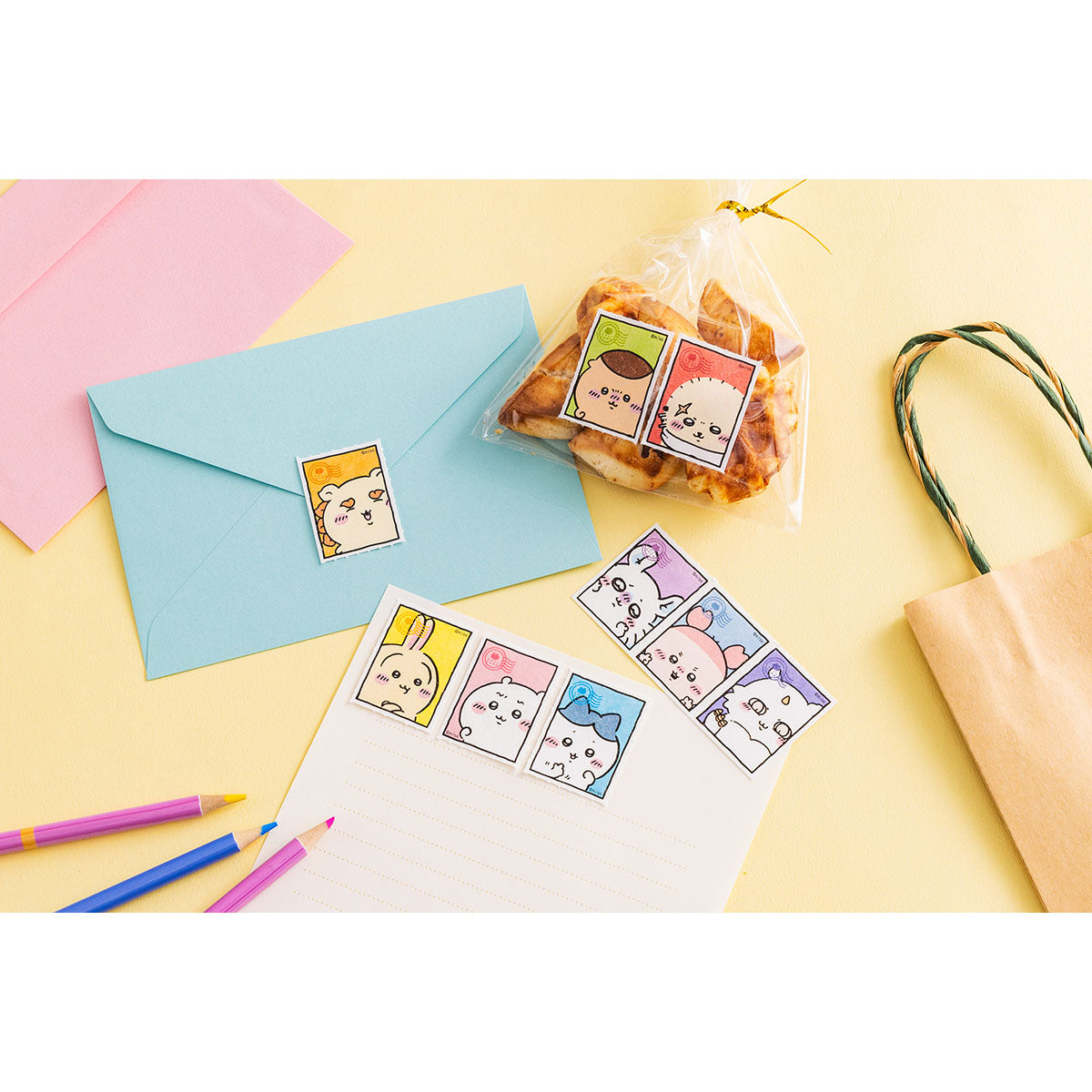 吉伊卡哇 東京特產 切割式!貼紙(郵票風)