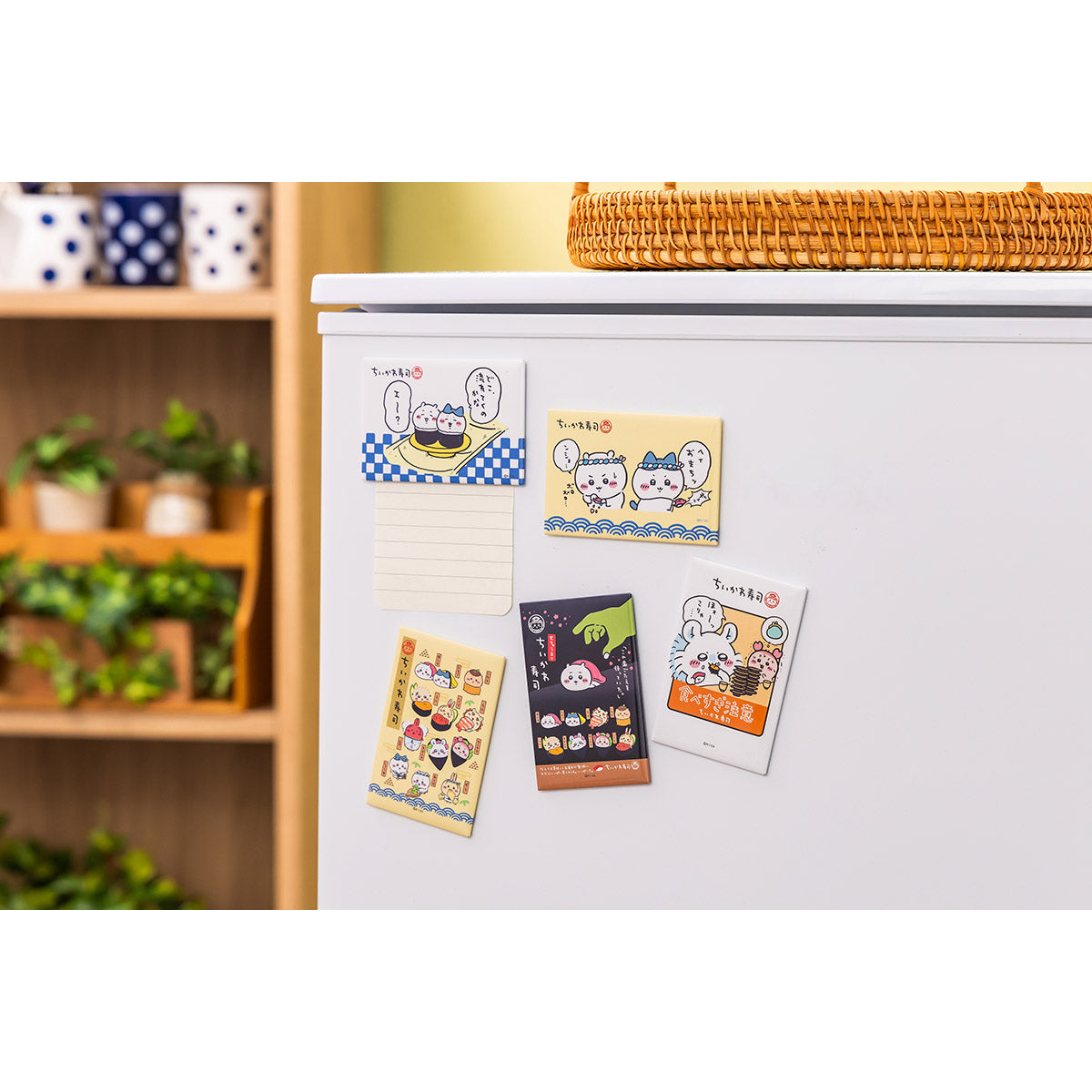 ちいかわ ちいかわ寿司 スクエアマグネット(食べすぎ注意)