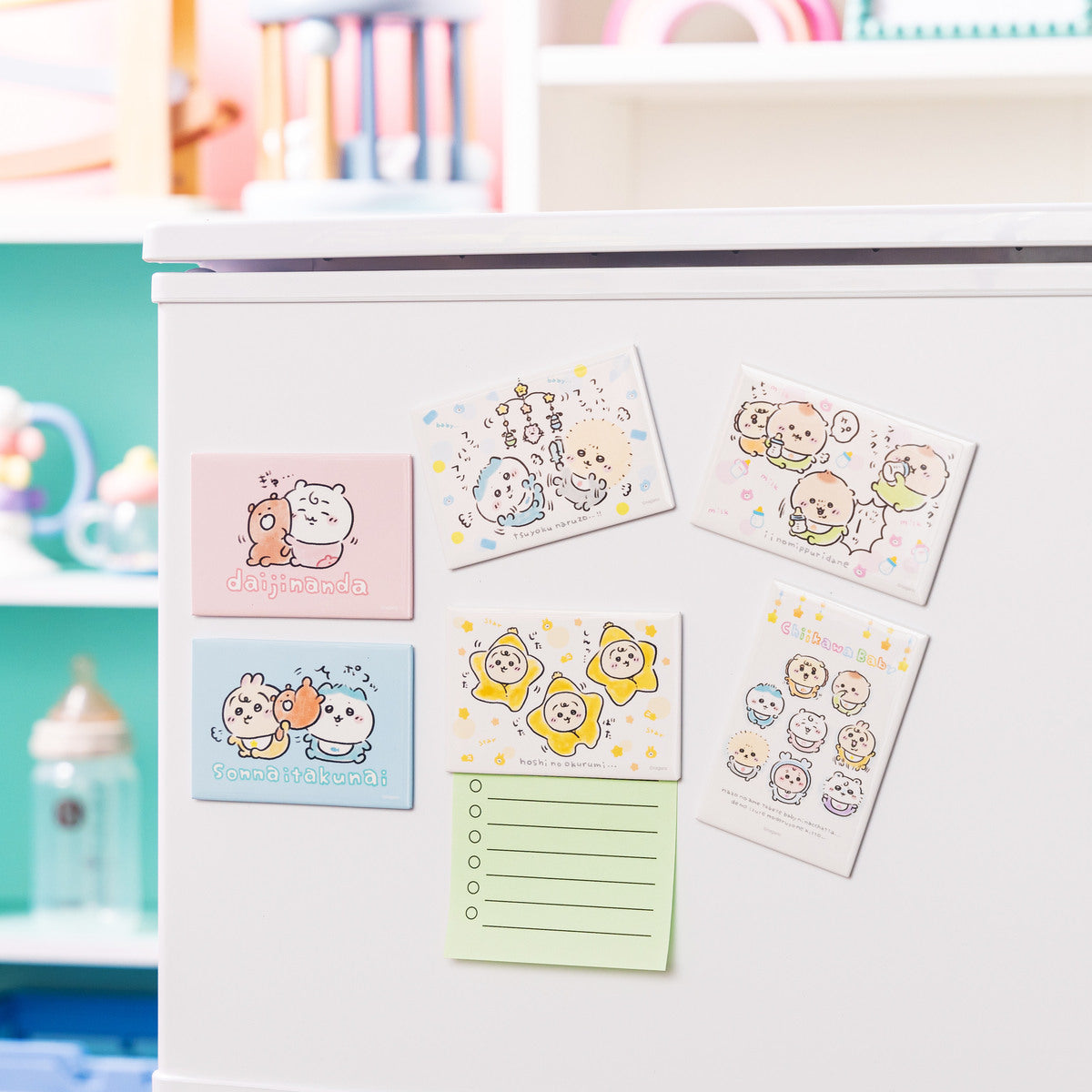 ちいかわ Chiikawa Baby スクエアマグネット(iinomippuridane)