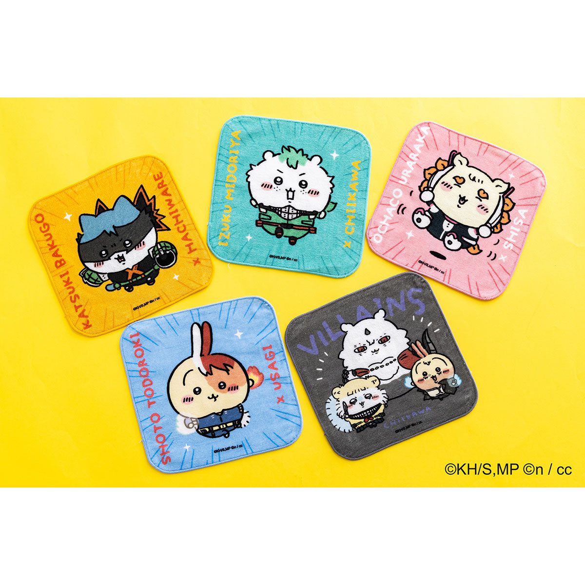 My Hero Academia × Chiikawa Hand Towel (Katsuki Bakugo × Hachiware)