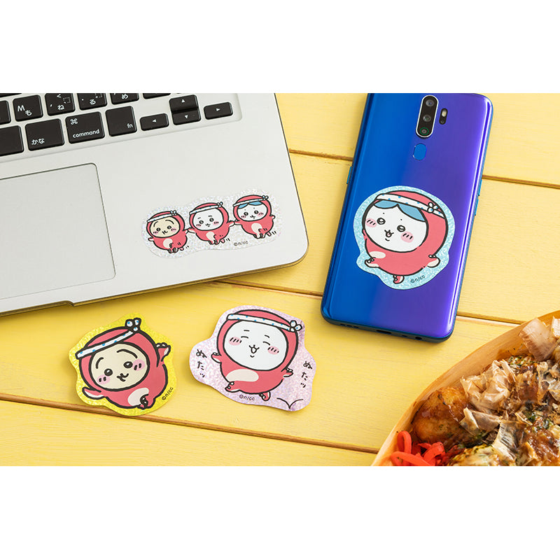 Chiikawa Hologram Sticker (Takogi Waltz) for Smartphones