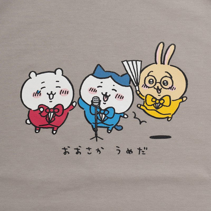 치이카와 만자이 T셔츠 라이트 그레이