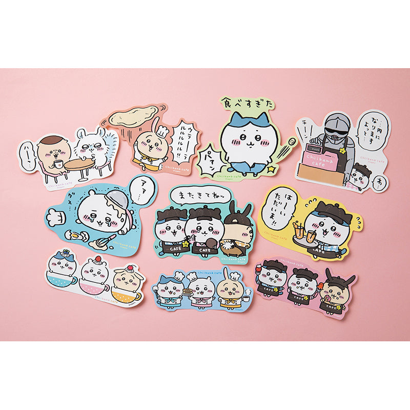 ちいかわカフェ ゆるカットビッグステッカー(カップインちいかわ)