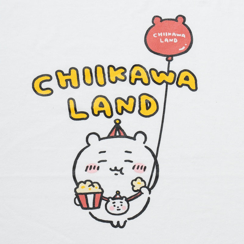 ちいかわらんど Tシャツ ポップコーン ホワイト