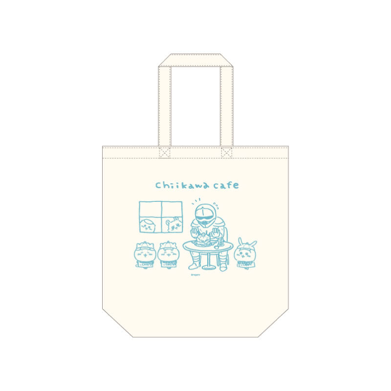 Chiikawa Cafe Cotton Tote (B) Blue